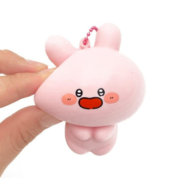 Asamimi-chan Squeeze Mascot with Ball Chain – Asamimi-chan (Pink) (Japan)