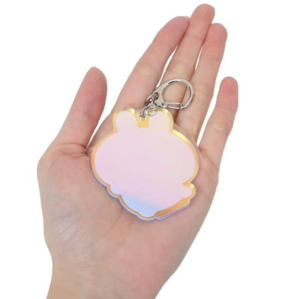 Asamimi-chan Glitter Acrylic Keychain – Heart Design (Japan)