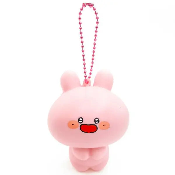 Asamimi-chan Squeeze Mascot with Ball Chain – Asamimi-chan (Pink) (Japan)