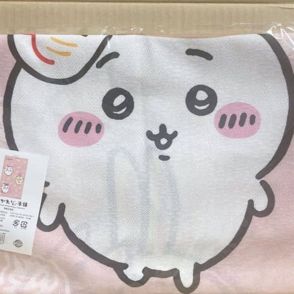 Chiikawa Fushimi Limited Noren Curtain – Light Orange (Made in Japan)
