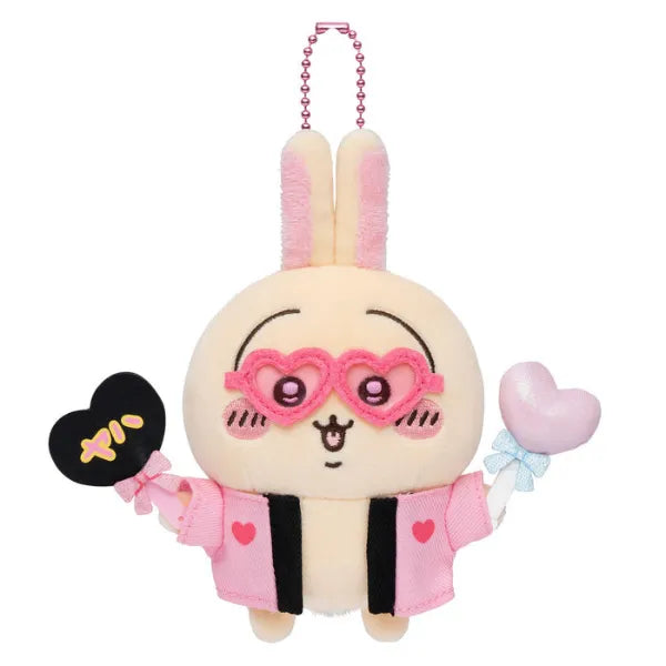 Chiikawa Ota-Katsu Plush Mascot – Usagi with Uchiwa Ver. (Japan