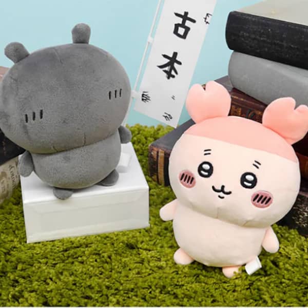 Chiikawa Potetama Plush – Grey Child & Furuhonya (Japan)