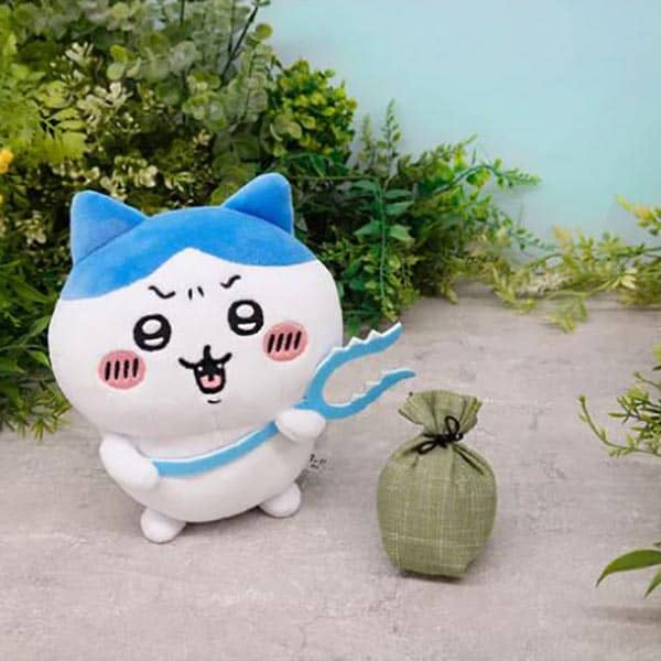 Chiikawa Potetama Plush – Hachiware with Sasumata (Japan)