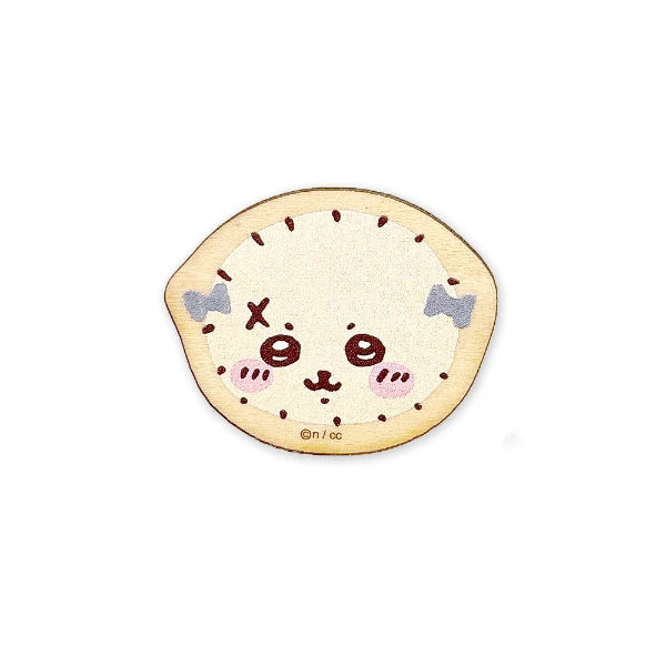 Chiikawa Wooden Badge – Natural Wood Pin 2nd Ver. (Japan)