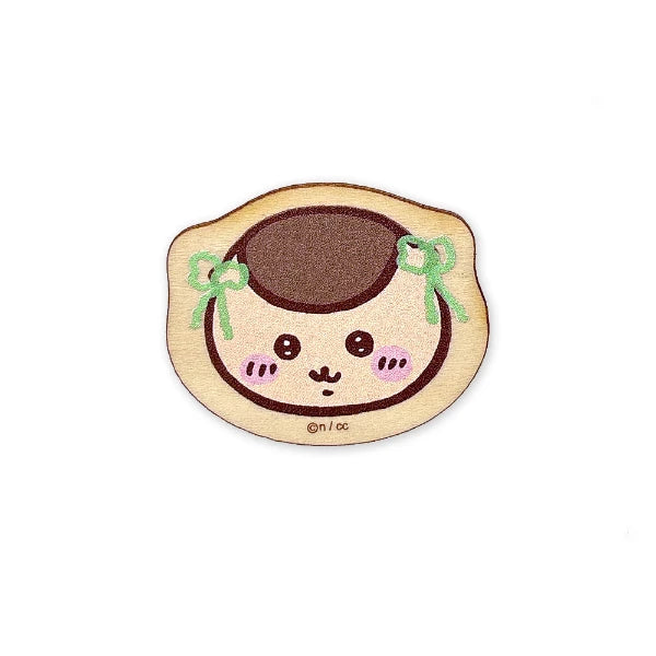 Chiikawa Wooden Badge – Natural Wood Pin 2nd Ver. (Japan)