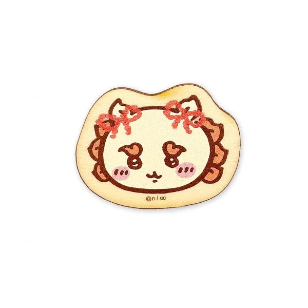Chiikawa Wooden Badge – Natural Wood Pin 2nd Ver. (Japan)