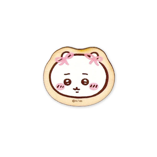 Chiikawa Wooden Badge – Natural Wood Pin 2nd Ver. (Japan)