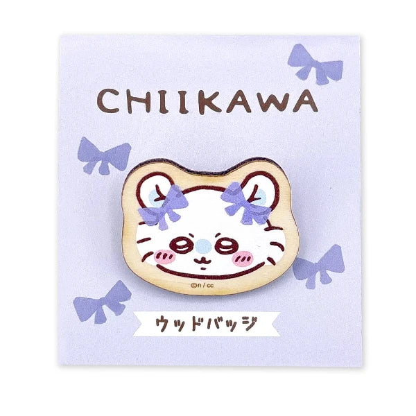 Chiikawa Wooden Badge – Natural Wood Pin 2nd Ver. (Japan)