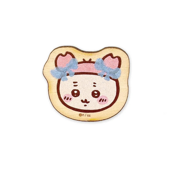 Chiikawa Wooden Badge – Natural Wood Pin 2nd Ver. (Japan)