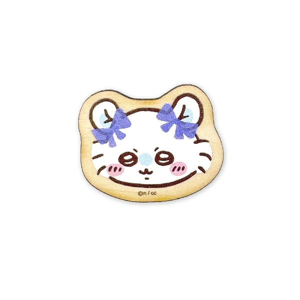 Chiikawa Wooden Badge – Natural Wood Pin 2nd Ver. (Japan)