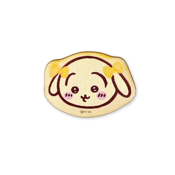 Chiikawa Wooden Badge – Natural Wood Pin 2nd Ver. (Japan)
