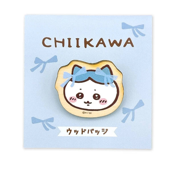 Chiikawa Wooden Badge – Natural Wood Pin 2nd Ver. (Japan)
