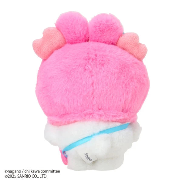 Chiikawa × Sanrio Mascot Holder – Furuhonya Dressed as My Melody (Japan)