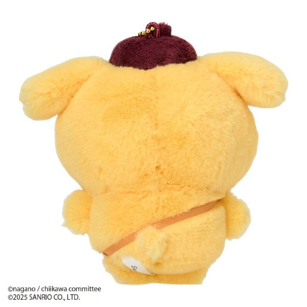 Chiikawa × Sanrio Mascot Holder – Usagi Dressed as Pompompurin (Japan)