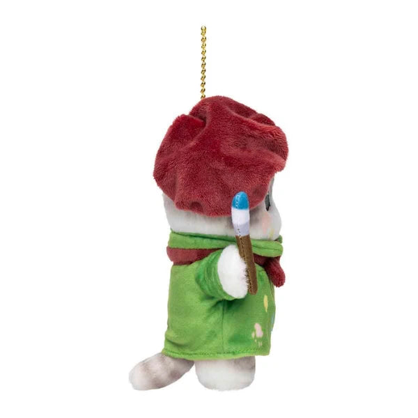 Mofusand Fluffy Journey Artist Cat Plush Mascot – Japan