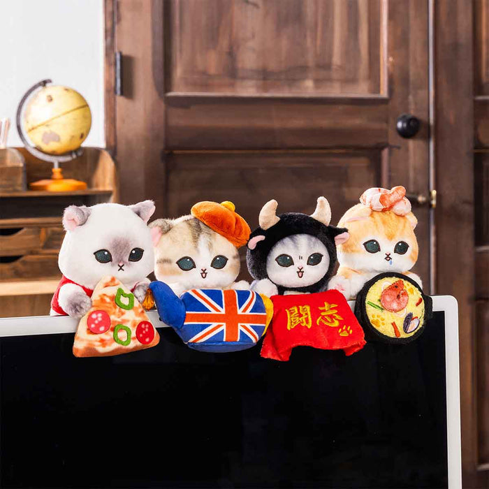 Mofusand Fluffy Journey Desktop Plush – Paella Cat (Japan)