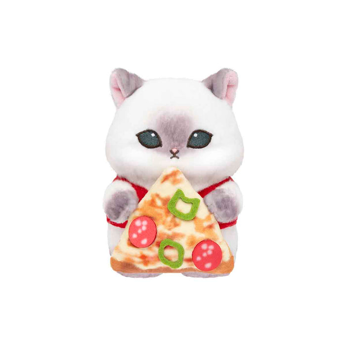 Mofusand Fluffy Journey Desktop Plush – Pizza Cat (Japan)