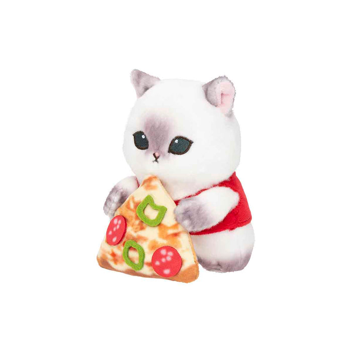 Mofusand Fluffy Journey Desktop Plush – Pizza Cat (Japan)