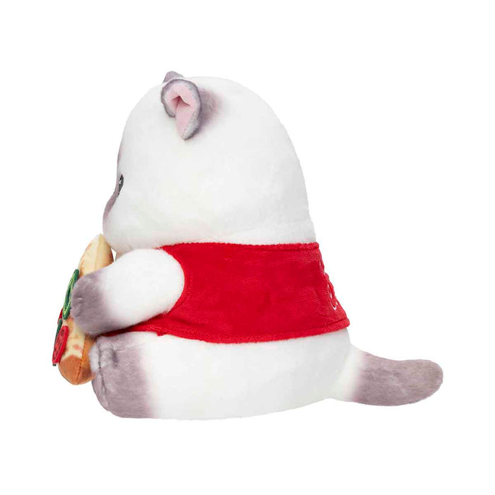 Mofusand Fluffy Journey Pizza Cat Plush (Chubby Version) – Japan