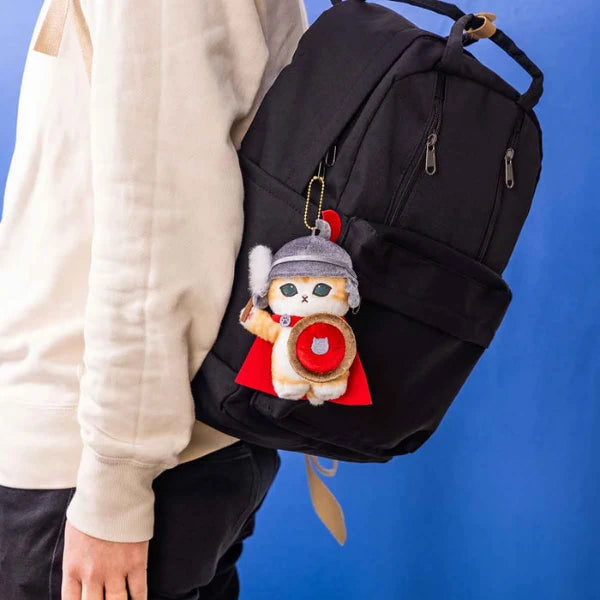 Mofusand Fluffy Journey Soldier Cat Plush Mascot – Japan