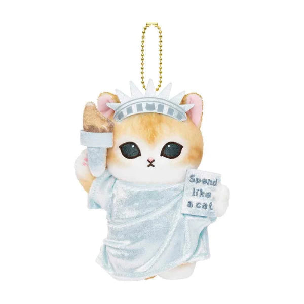 Mofusand Fluffy Journey Statue of Liberty Cat Plush Mascot – Japan