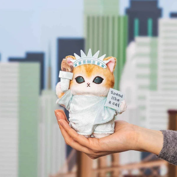 Mofusand Fluffy Journey Statue of Liberty Cat Plush Mascot – Japan