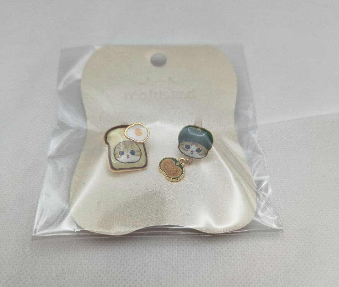 Mofusand Fried Egg Bread and Pumpkin Ear Cuffs Japan Version
