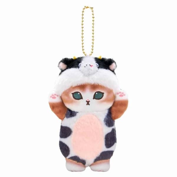 Mofusand Cow Costume Cat Plush Mascot – Japan