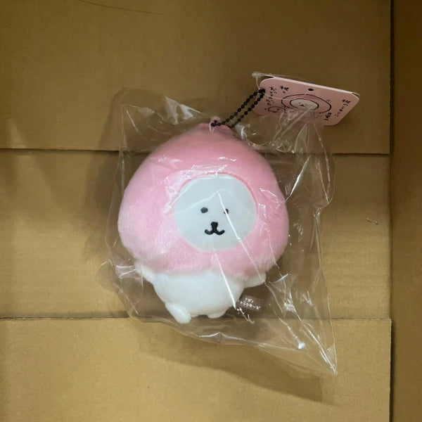 Nagano Characters Dancing with Peach Plush Mascot Charm Japan Version