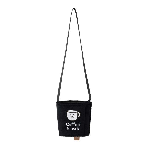 Nagano Characters Plush Drink Holder – Joke Bear (Self-Deprecating Bear) Ver. (Japan)