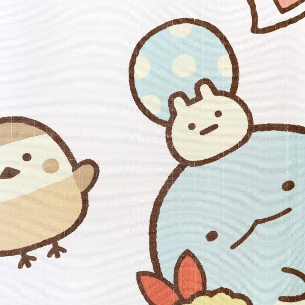 Sanrio Sumikko Gurashi Japanese Door Curtain Noren – “Noren no Sumi” Corner Design 85×150cm (Made in Japan)
