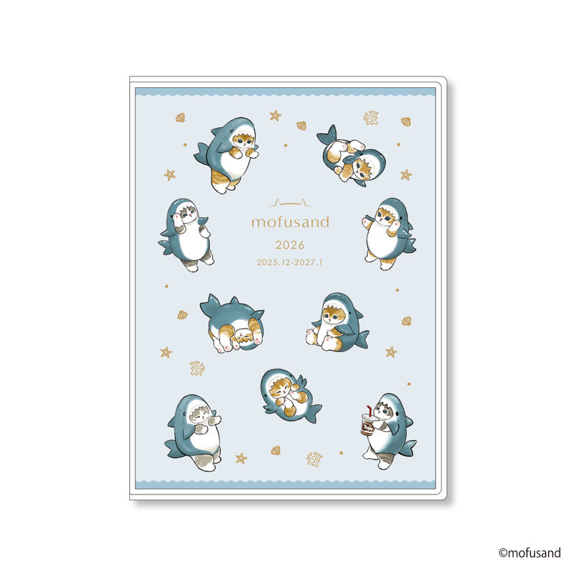 mofusand B6 Weekly Block Diary 2026 – Shark Cat Ver. (Japan)