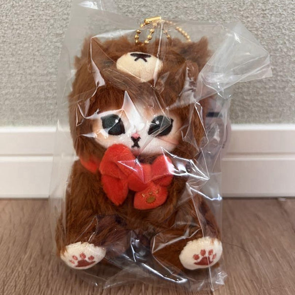 Mofusand Teddy Bear Cat Plush Mascot (Brown) – Japan