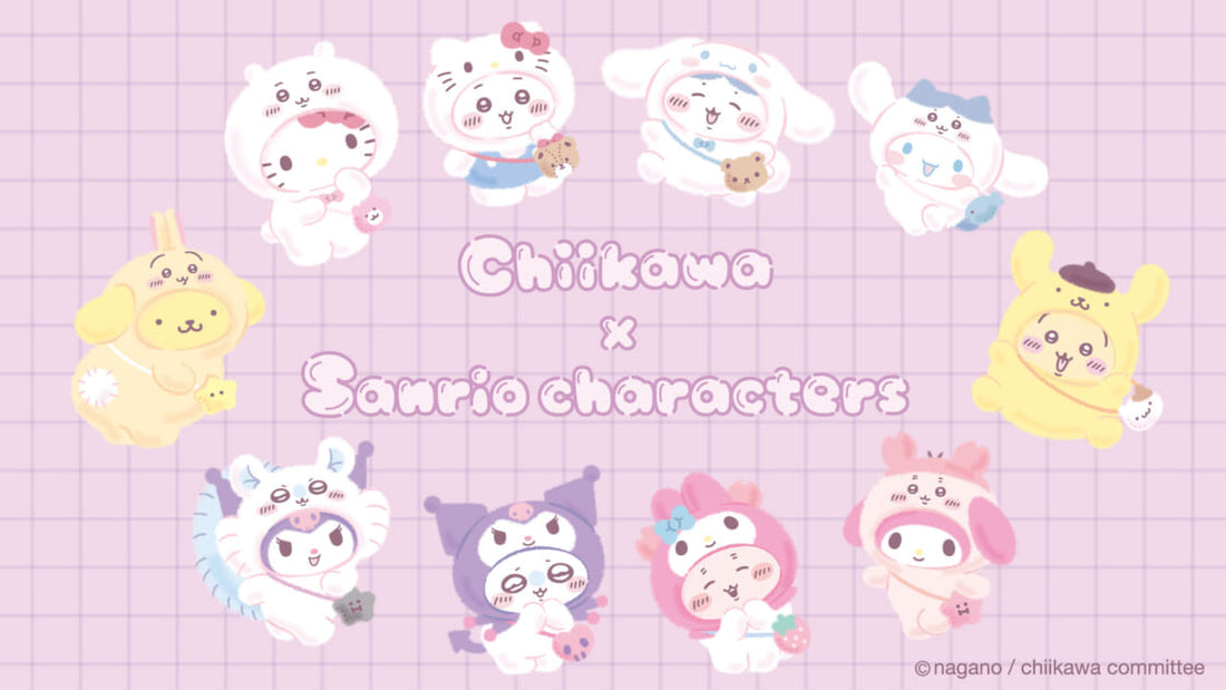 【New Arrival】Chiikawa × Sanrio Characters 2025 Collaboration Now in Stock｜All 12 Limited Edition Designs Available from June 13