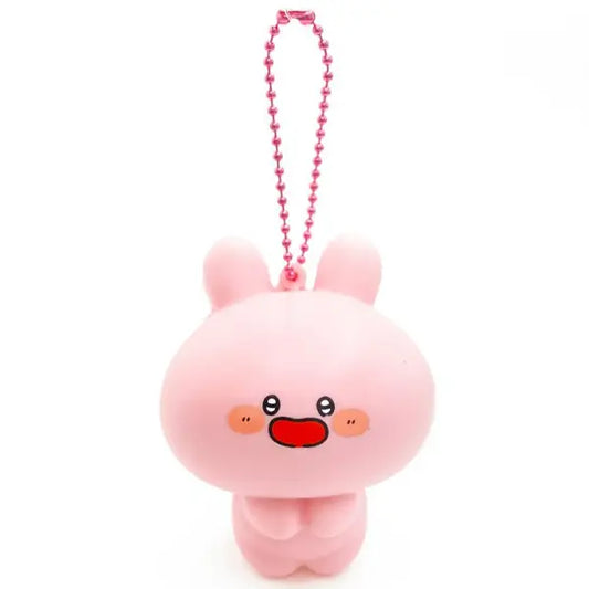 Asamimi-chan Squeeze Mascot with Ball Chain – Asamimi-chan (Pink) (Japan)