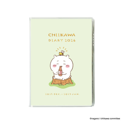 Chiikawa A6 Comic Monthly Diary 2026 – Flute Ver. (Japan)