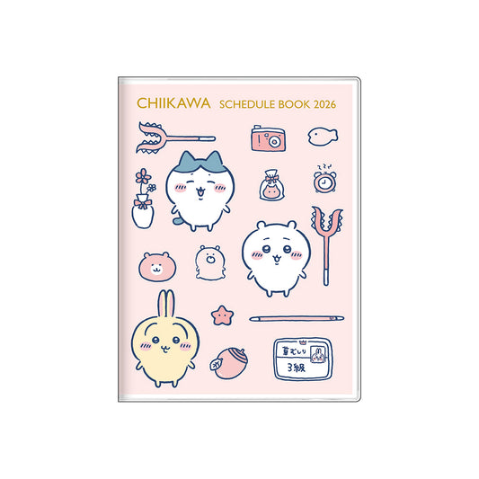 Chiikawa A6 Monthly Diary 2026 – Everyone Ver. (Japan)