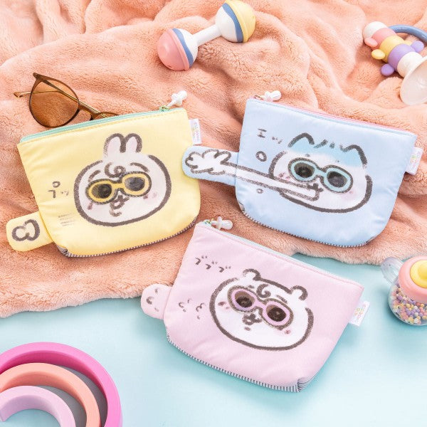 Chiikawa Baby Pouch with Tissue Pocket – Hachiware Ver. (Japan)