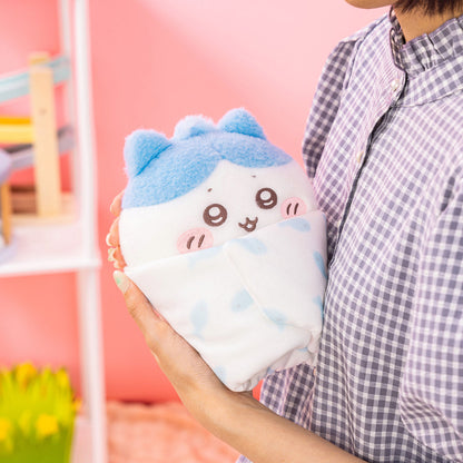 Chiikawa Baby Swaddle Plush – Hachiware Ver. (Japan)