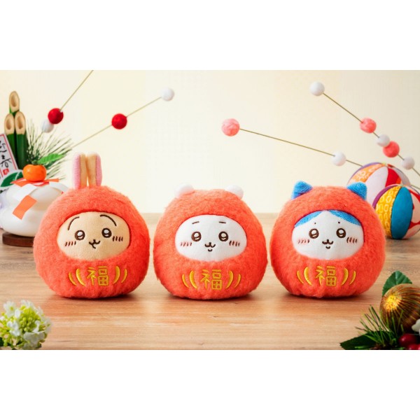 Chiikawa Daruma Plush Toy – Roly-Poly Chiikawa (Japan)