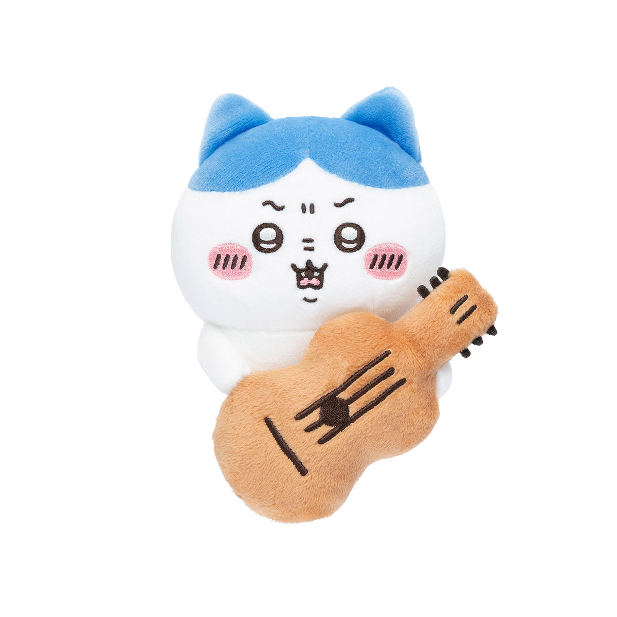 Chiikawa Desktop Plush – Hachiware with Guitar Ver. (Japan)