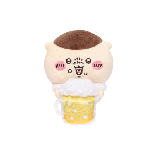Chiikawa Desktop Plush – Kurimanju Drinking Beer Ver. (Japan)