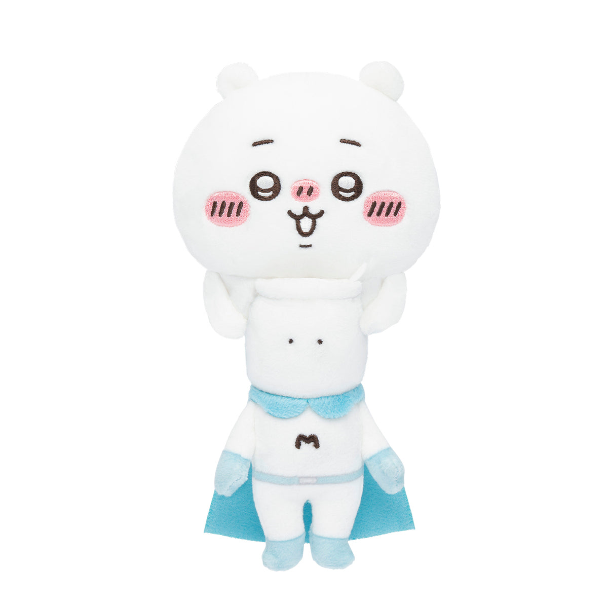 Chiikawa Desktop Plush – Muchau Man & Chiikawa Ver. (Japan)