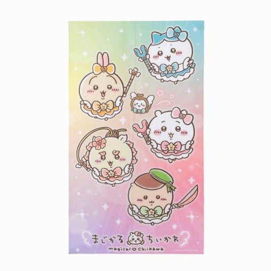 Chiikawa Magical Chiikawa – “Somehow Magical and Cute” Japanese Door Curtain Noren 85×150cm (Made in Japan)