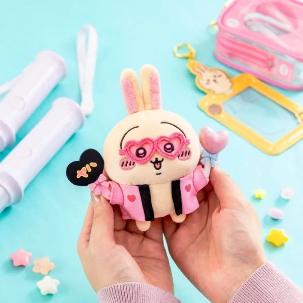 Chiikawa Ota-Katsu Plush Mascot – Usagi with Uchiwa Ver. (Japan)