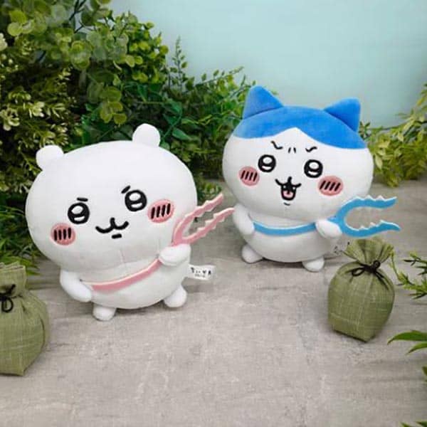 Chiikawa Potetama Plush – Chiikawa with Sasumata (Japan)