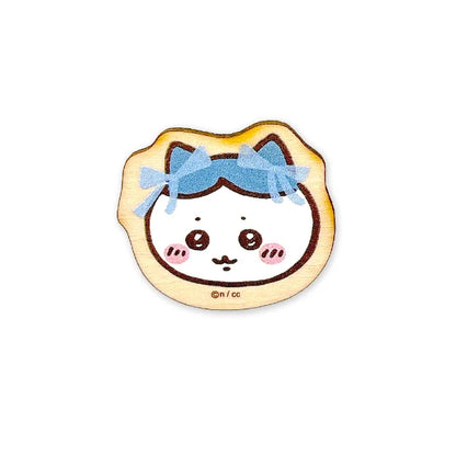 Chiikawa Wooden Badge – Natural Wood Pin 2nd Ver. (Japan)