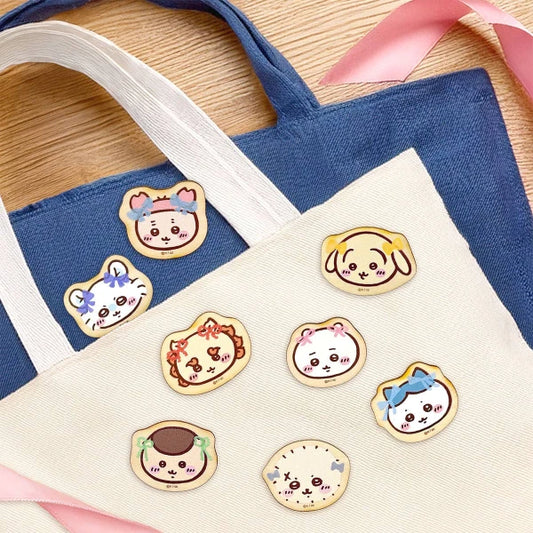 Chiikawa Wooden Badge – Natural Wood Pin 2nd Ver. (Japan)