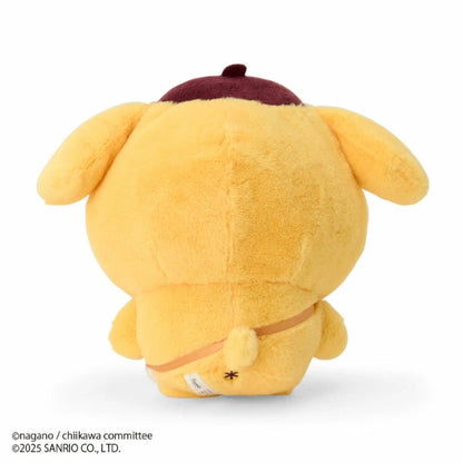 Chiikawa × Sanrio Characters Plush – Usagi Dressed as Pompompurin (Japan)