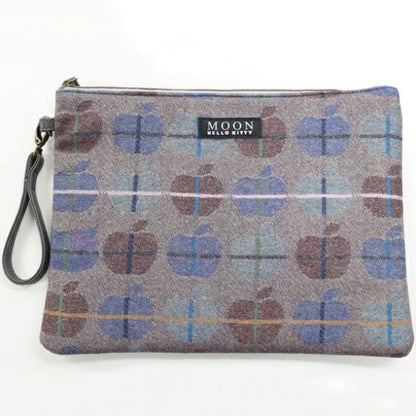 MOON x Hello Kitty British Design Clutch Bag Apple Check Japan Version
